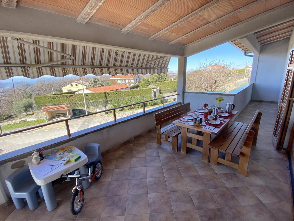 Sea View Istrian Countryside Apartment - Rota Dragonja Exteriör bild